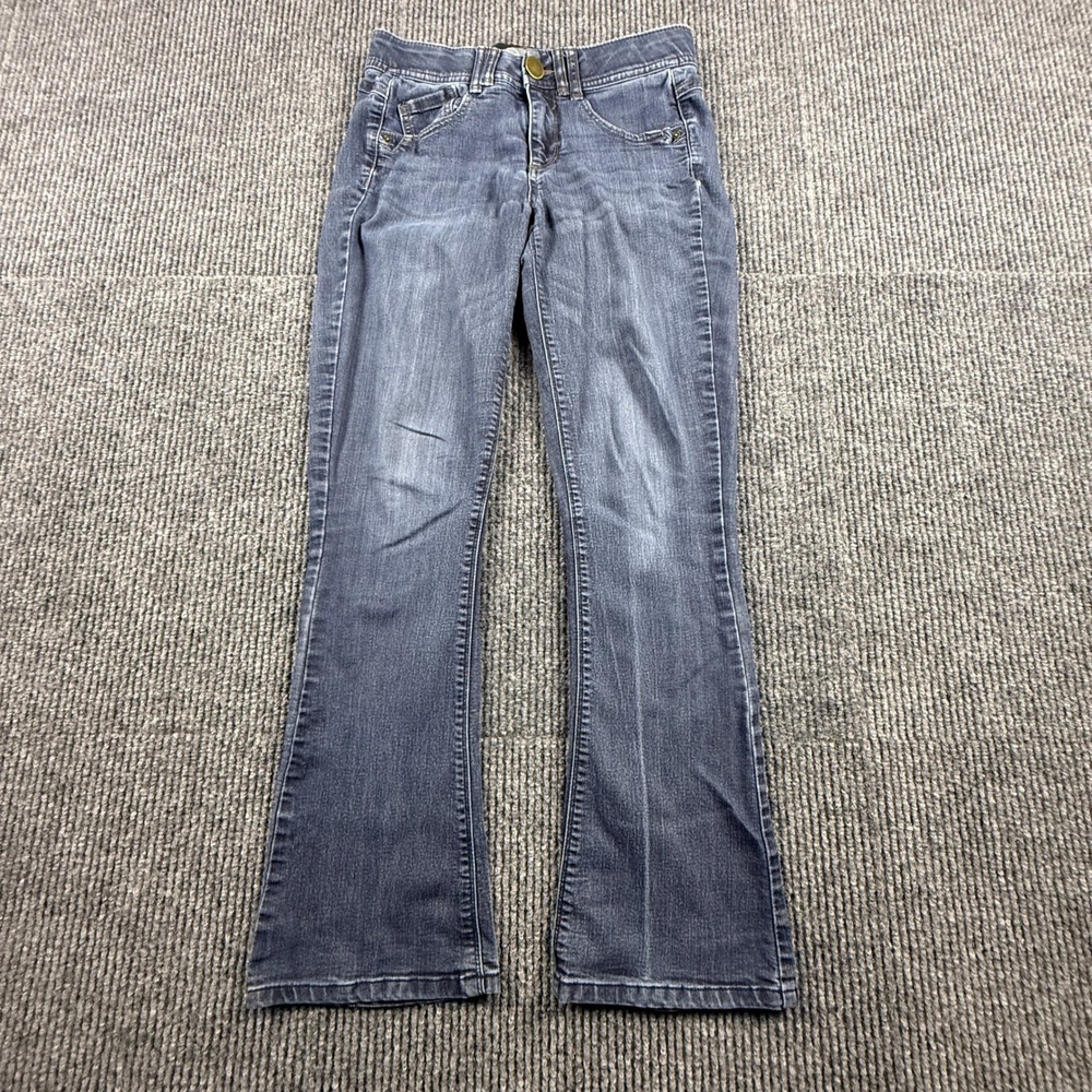 Wit & Wisdom Ab-solution Bootcut Jeans Womens 2P Dark Wash Petite